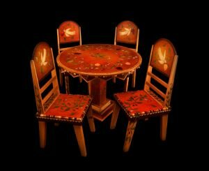 Sticks-table-chairs