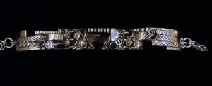 Victor-Yurivilca-Onyx-and-Sterling-Silver-Bracelet