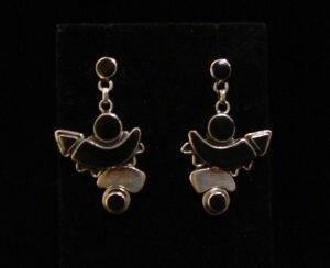 Victor-Yurivilca-VY12-Earrings-black-onyx