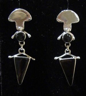 VictorYurivilca-VY44-Earrings-Onyx