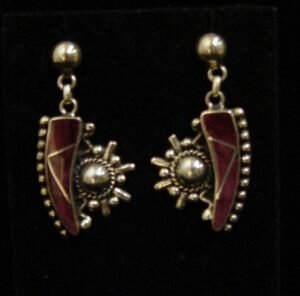 Victyor-Yurivilca-VY7-Earrings-purple-spiney-oyster