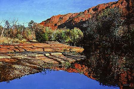 Picnic at Red Rock Crossing by Peter Holbrook