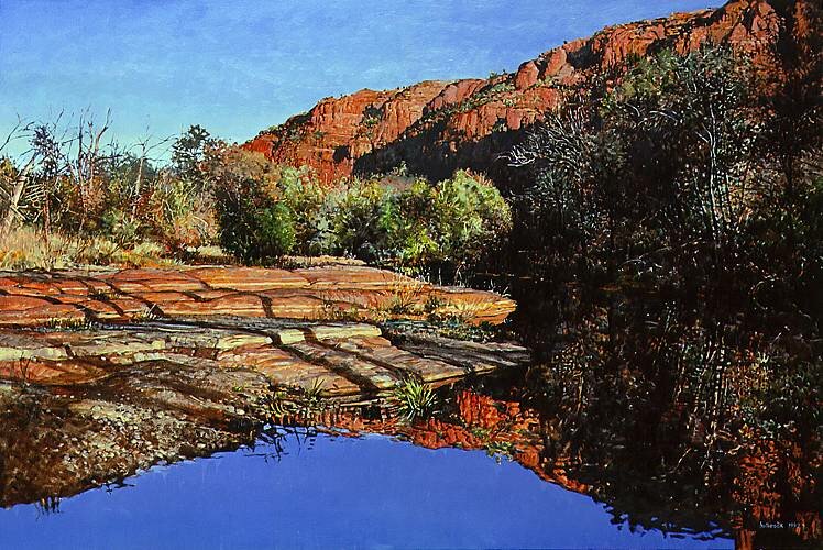 Picnic at Red Rock Crossing by Peter Holbrook