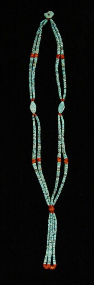 Michael-Grant-MG1275-Jackla-Necklace-8-Mine-Turquoise-coral-spiney-oyster